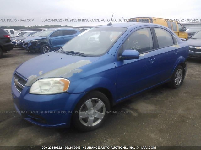 KL1TD56E99B404926 - 2009 CHEVROLET AVEO LS/LT ლურჯი ფოტო 2