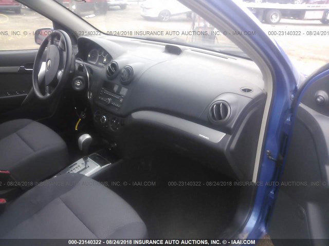 KL1TD56E99B404926 - 2009 CHEVROLET AVEO LS/LT ლურჯი ფოტო 5