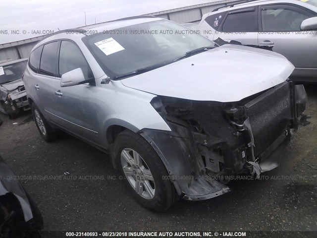 1GNLVGED1AS133544 - 2010 CHEVROLET TRAVERSE LT SILVER photo 1