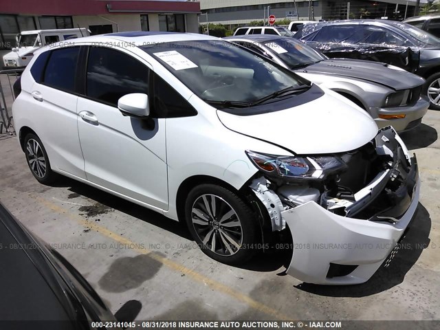 JHMGK5H79GS003810 - 2016 HONDA FIT EX/EXL WHITE photo 1