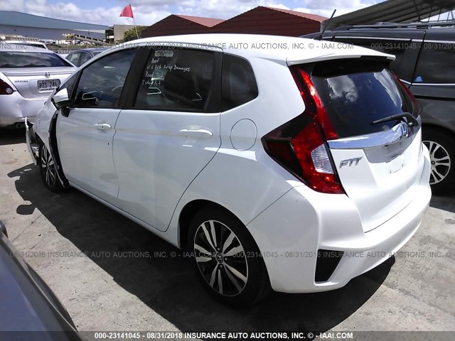 JHMGK5H79GS003810 - 2016 HONDA FIT EX/EXL WHITE photo 3