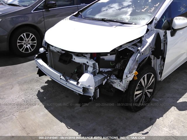 JHMGK5H79GS003810 - 2016 HONDA FIT EX/EXL WHITE photo 6