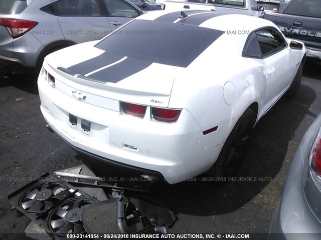 2G1FT1EW2B9169149 - 2011 CHEVROLET CAMARO 2SS WHITE photo 4