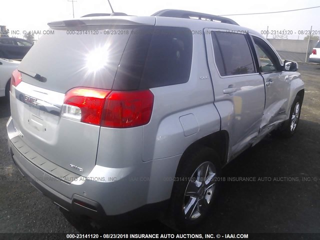 2GKFLWE34F6225310 - 2015 GMC TERRAIN SLE SILVER photo 4