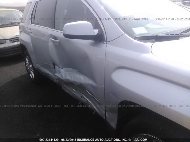 2GKFLWE34F6225310 - 2015 GMC TERRAIN SLE SILVER photo 6