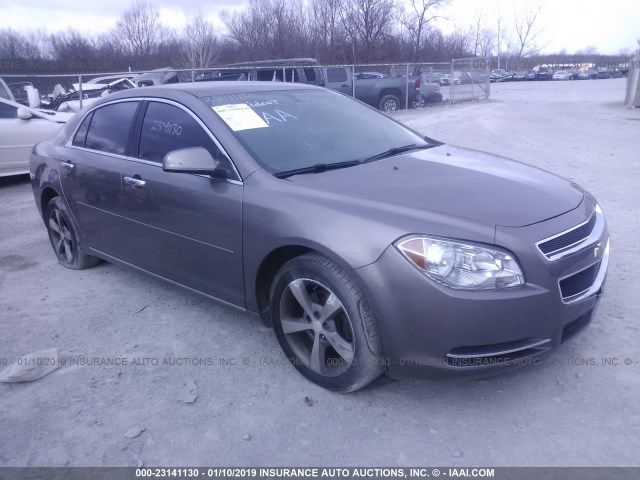 1G1ZC5E0XCF243927 - 2012 CHEVROLET MALIBU 1LT GRAY photo 1