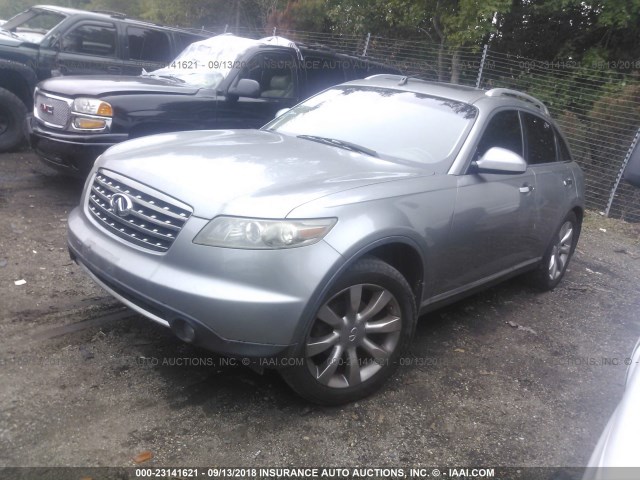 JNRAS08W96X206358 - 2006 INFINITI FX35 GRAY photo 2