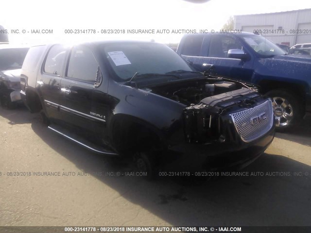 1GKFK63858J240440 - 2008 GMC YUKON DENALI BLACK photo 1