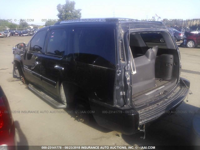 1GKFK63858J240440 - 2008 GMC YUKON DENALI BLACK photo 3