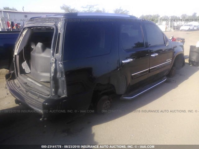 1GKFK63858J240440 - 2008 GMC YUKON DENALI BLACK photo 4