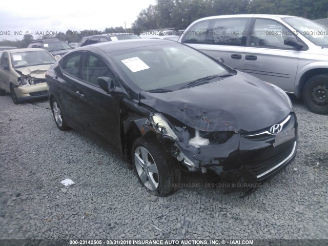 5NPDH4AE2DH375439 - 2013 HYUNDAI ELANTRA GLS/LIMITED BLACK photo 1