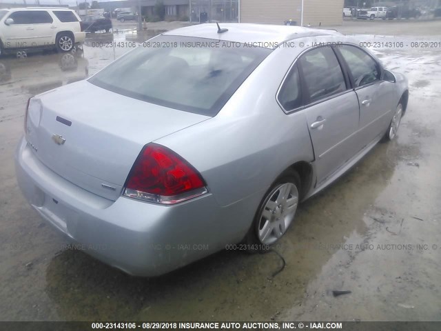 2G1WB5E30G1112762 - 2016 CHEVROLET IMPALA LIMITED LT SILVER photo 4