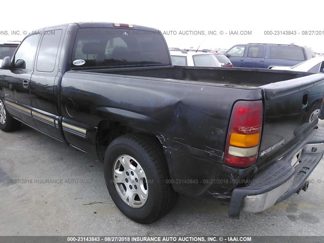 2GCEC19T321189007 - 2002 CHEVROLET SILVERADO C1500 BLACK photo 6