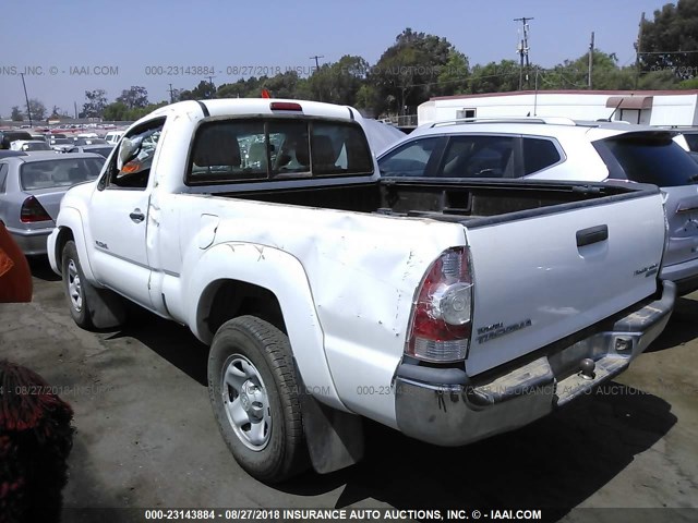 5TENX4GNXAZ698080 - 2010 TOYOTA TACOMA PRERUNNER WHITE photo 3