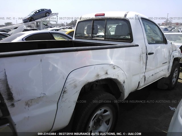 5TENX4GNXAZ698080 - 2010 TOYOTA TACOMA PRERUNNER WHITE photo 6