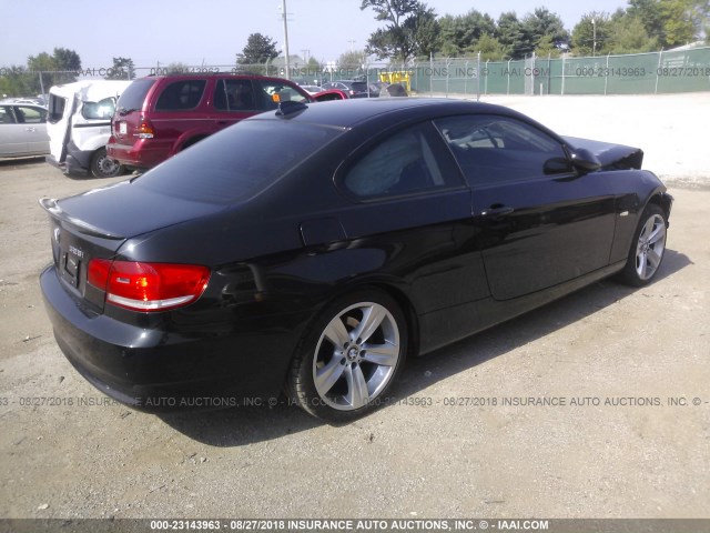 WBAWV53559P080252 - 2009 BMW 328 XI SULEV BLACK photo 4