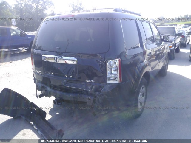 5FNYF4H2XDB073561 - 2013 HONDA PILOT LX BLACK photo 6