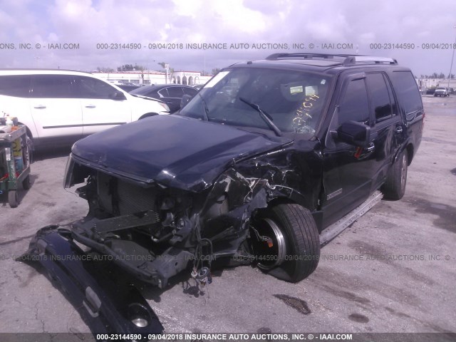 1FMFU19587LA41094 - 2007 FORD EXPEDITION LIMITED BLACK photo 2