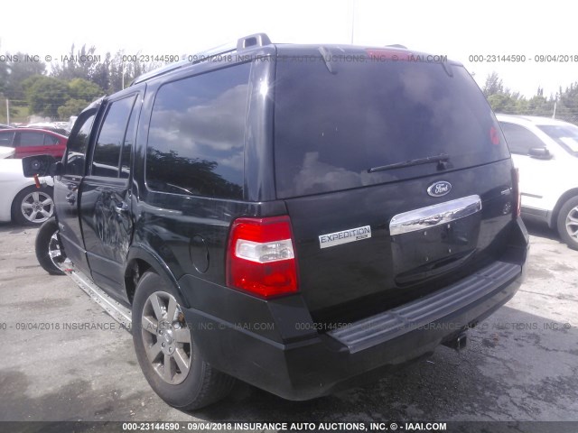 1FMFU19587LA41094 - 2007 FORD EXPEDITION LIMITED BLACK photo 3