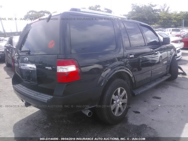 1FMFU19587LA41094 - 2007 FORD EXPEDITION LIMITED BLACK photo 4