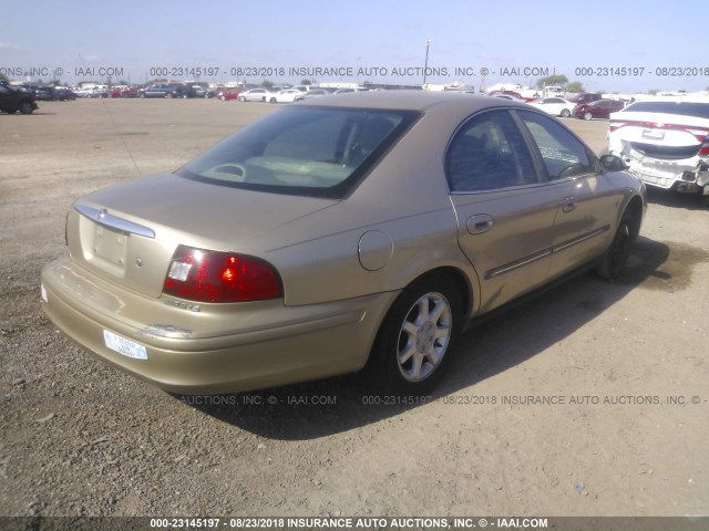 1MEFM55S7YG609724 - 2000 MERCURY SABLE LS PREMIUM BROWN photo 4