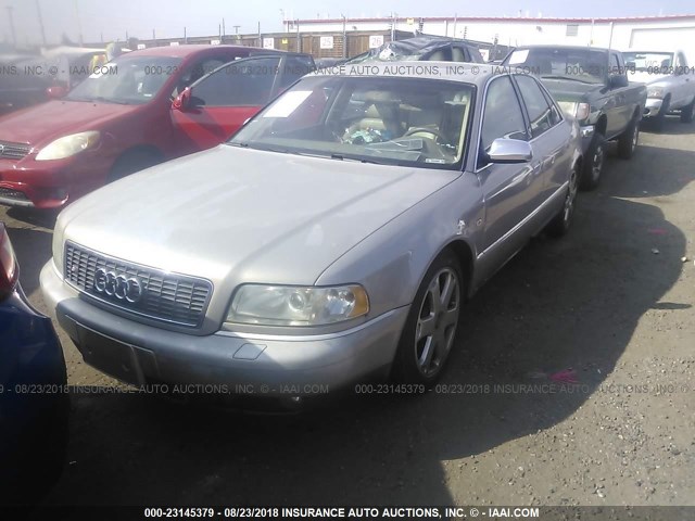 WAUGU54D81N006837 - 2001 AUDI S8 QUATTRO GOLD photo 2