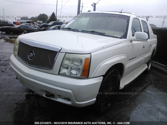 3GYEK62N14G191709 - 2004 CADILLAC ESCALADE EXT CREAM photo 2