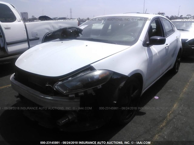 1C3CDFBB0GD519432 - 2016 DODGE DART SXT WHITE photo 2