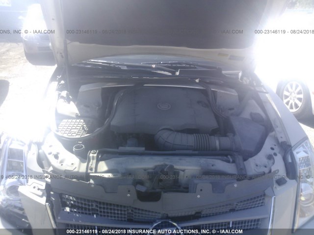 1G6DL5EV0A0114496 - 2010 CADILLAC CTS PERFORMANCE COLLECTION Кремовый фото 10