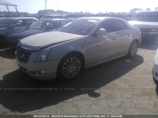1G6DL5EV0A0114496 - 2010 CADILLAC CTS PERFORMANCE COLLECTION CREAM photo 2