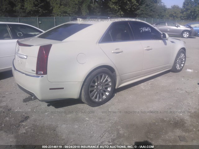 1G6DL5EV0A0114496 - 2010 CADILLAC CTS PERFORMANCE COLLECTION CREAM photo 4