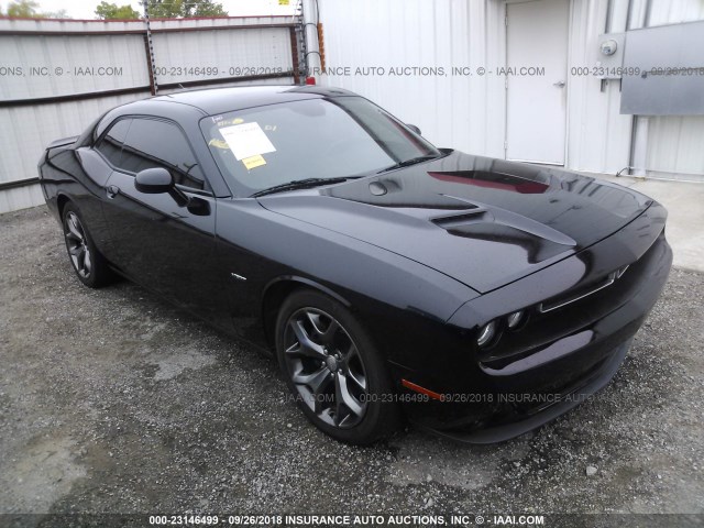 2C3CDZBT7FH713404 - 2015 DODGE CHALLENGER SXT PLUS BLACK photo 1