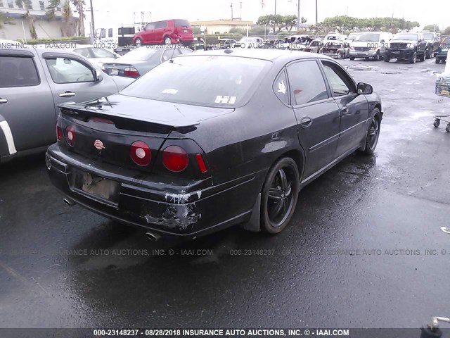 2G1WP551449216426 - 2004 CHEVROLET IMPALA SS BLACK photo 4