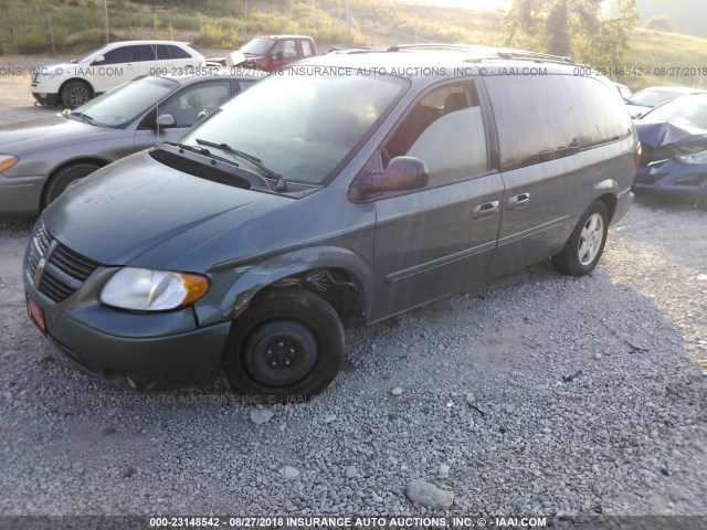 2D8GP44L97R282887 - 2007 DODGE GRAND CARAVAN SXT GRAY photo 2