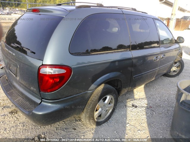 2D8GP44L97R282887 - 2007 DODGE GRAND CARAVAN SXT GRAY photo 4