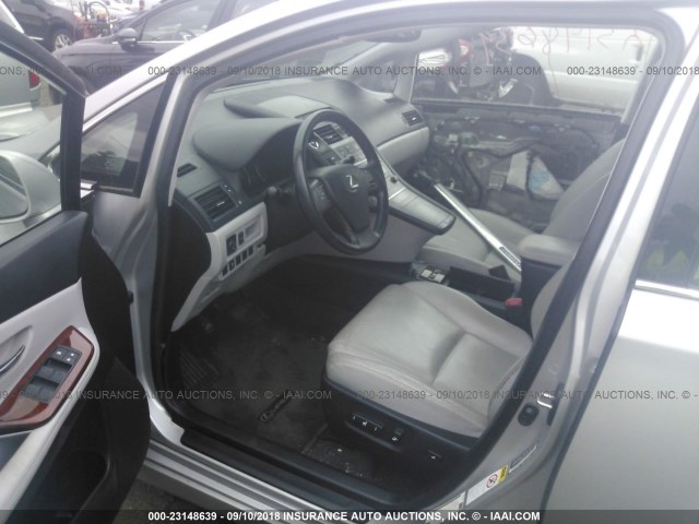 JTHBB1BA4A2003423 - 2010 LEXUS HS 250H SILVER photo 5