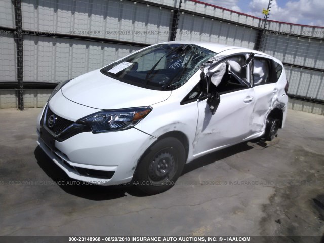 3N1CE2CP0HL374158 - 2017 NISSAN VERSA NOTE S/S PLUS/SV/SL/SR WHITE photo 2