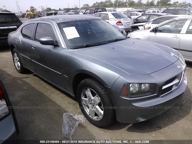 2B3LK53H37H607992 - 2007 DODGE CHARGER R/T GRAY photo 1