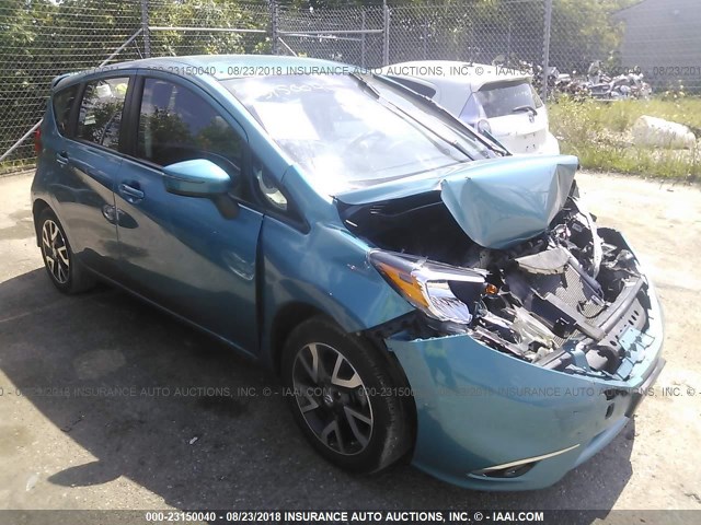 3N1CE2CP5FL389154 - 2015 NISSAN VERSA NOTE S/S PLUS/SV/SL/SR BLUE photo 1