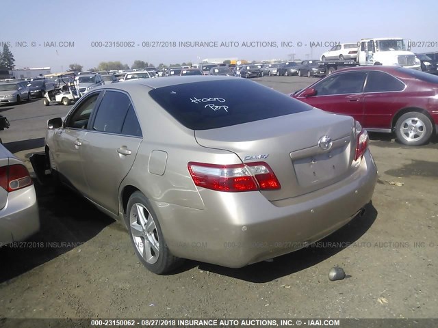 4T1BE46K07U018393 - 2007 TOYOTA CAMRY NEW GENERAT CE/LE/XLE/SE GOLD photo 3