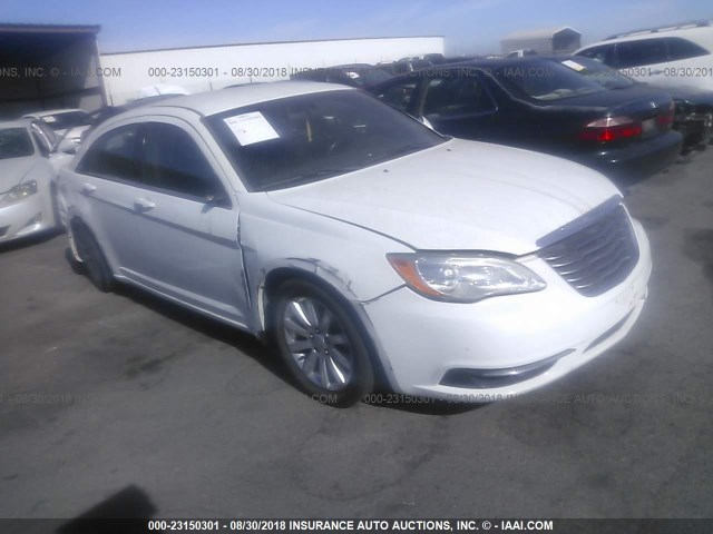 1C3CCBBB9DN764554 - 2013 CHRYSLER 200 TOURING WHITE photo 1