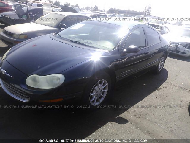 2C3HD46RX1H672783 - 2001 CHRYSLER CONCORDE LX BLUE photo 2