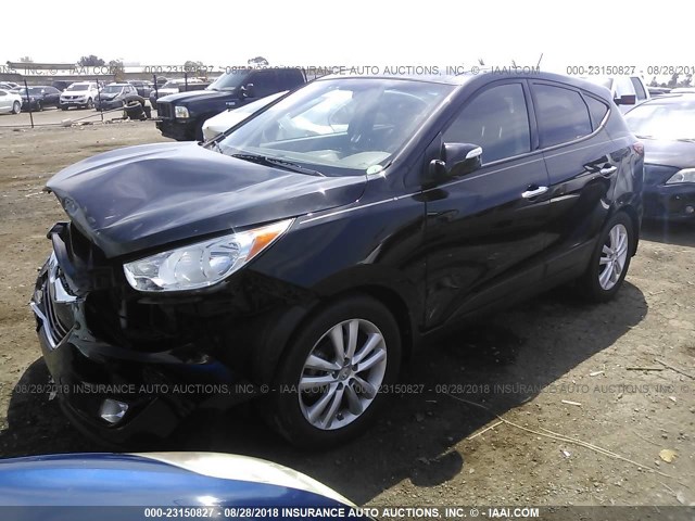 KM8JU3AC3CU404101 - 2012 HYUNDAI TUCSON GLS/LIMITED 黑色 照片 2