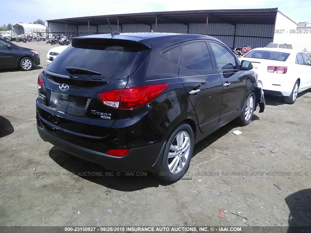 KM8JU3AC3CU404101 - 2012 HYUNDAI TUCSON GLS/LIMITED 黑色 照片 4