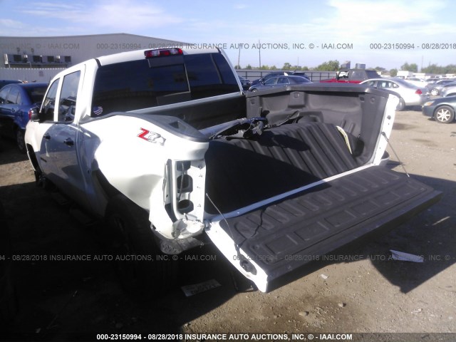 3GCUKSEC3JG216402 - 2018 CHEVROLET SILVERADO K1500 LTZ WHITE photo 3