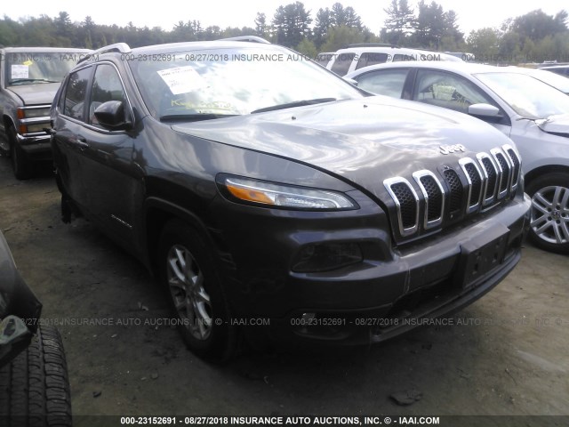 1C4PJMCS1GW103872 - 2016 JEEP CHEROKEE LATITUDE BLACK photo 1