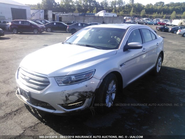 1FAHP2E83HG130307 - 2017 FORD TAURUS SEL SILVER photo 2