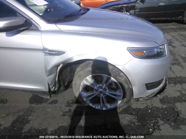 1FAHP2E83HG130307 - 2017 FORD TAURUS SEL SILVER photo 6