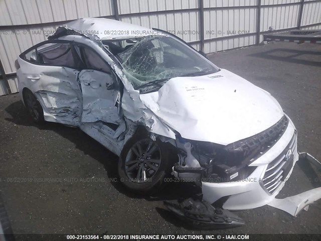 5NPD84LF6JH215663 - 2018 HYUNDAI ELANTRA SEL/VALUE/LIMITED WHITE photo 1