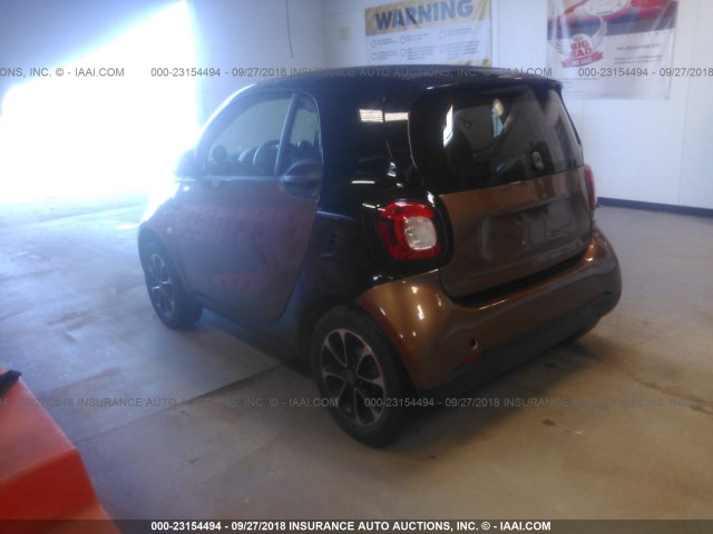 WMEFJ5DAXGK054817 - 2016 SMART FORTWO RED photo 3